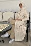 Lina Striped Linen Cap - 2