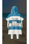 Children's Beach and Pool Poncho - Hooded Bath and After-The-Beach Bathrobe Towel - 70X80 cm - 2