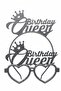 Birthday Queen Crown Glasses Party Glasses Birthday Crown Glasses Accessory