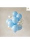 Blue Gold Confetti Balloon Set of 10 Baby Shower Party Decoration - 2