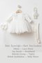 Baby Girl Lace Dress Set 4 Pieces Newborn Dress Veloura Lace Signature 0-6 Months - 2