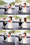 Bride and Groom Car Interior Ornament – Romantic Marriage Figure Auto Decoration Gift Set - 2