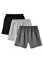 Unisex Relaxed Fit Jersey Sports Shorts, 3-Pack - 2