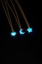 3-Piece Moon Star Heart Glow-In-The-Dark Minimal Bff Women's Necklace Set - 2