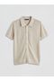 Southblue Beige Polo Neck Men's T-Shirt - 5