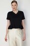 Collared Blouse with Stone Detail and Padding
