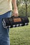 Foldable Picnic and Beach Blanket 150X200 cm Black and White Checkered with Carrying Handle - 6