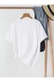 Women's White Heart Printed White T-Shirt - 2
