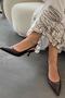 Lola Open Back Buckle Leather Heeled Shoes Brown - 3