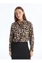 LEOPARD SATIN SHIRT