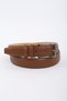 Hazelnut Color Floter Original Leather Belt 3.5 cm