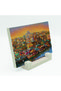 Evening in Istanbul - Eminonu Fishermen Painting Printed Stone Tabletop 10X15 5G-Nseminonu1 - 2
