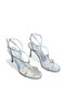 Women's Sandals High Heel Silver Banded with Accessories New Season D3741 - 6