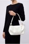 Camelia Knot Drawstring Detailed Women's Hand and Shoulder Bag White - 3