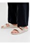 Men's Adjustable Buckle Arizona Ecru Cream Slippers - 3