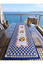 Lemon Patterned Decorative Runner - 40X140 cm - 3