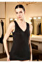 Women's 2-Piece Lace Detailed Viscose Lycra Undershirt - V-Neck Ribbed Camisole Undershirt - 5