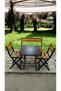 Balkon Bahçe Mutfak Bistro Set Katlanır Masa-sandalye - 4
