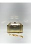 Gold Color Skin Fabric Evening Dress Clutch Chain Strap Handheld Wedding Engagement Evening Bag - 2