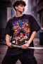 One Piece Collection Anime Printed Unisex Black Tshirt Anime Lovers - 4