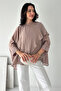 Women's Transparent Oversize Blouse – Asymmetrical Cut Loose Stylish Tunic - 2