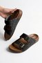 Men's Orthopedic Daily Soft Leather Buckle Slippers |   Daily Comfortable Indoor and Outdoor Slippers - 2