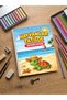 Animals on Vacation Coloring Book Cozy Book – 20X24 cm I 40 Visuals I for Children and Adults