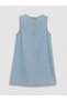 Peak New Season Crew Neck Bow Detail Girls' Dress - 3