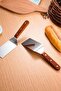 Stainless Steel Spatula Pastry Dessert Pastry Spatula with Wooden Handle - 3