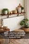 Unassembled Honeycomb Top Flying Shelf Dresuar – Wooden Bookshelf Shelf Above the Heating Radiator 40 X 18 cm - 2