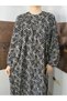 Robadan Long Sleeve 100% Viscose Pressed Floral Mother Dress, Prayer Dress, Hijab Dress - 6