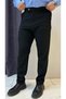 Slim Tapered Fit Fabric Trousers - 3