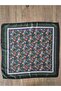 Floral Green Bandana Scarf - 3