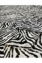 Irmak Knitted Crinkled Jersey Fabric in Black and White Colors 150X150Cm - 2