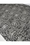 Irmak Knitted Crinkled Jersey Fabric in Black and White Colors 150X150Cm