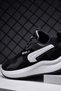Women's Sneaker Casual Lace-Up Black Sports Shoes - 4