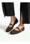 Women's Brown Ballerina Shoes – Casual Stylish Comfortable Ballerinas, Everyday Ballerinas - 2