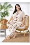 Women's Short Sleeve Summer Soft Pajama Set - 7