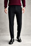 Men's Premium Quality Regular Fit Fabric Trousers with Elastic Waist and Button and Buckle Detail