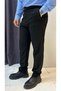 Slim Tapered Fit Fabric Trousers - 4