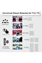 Smart Voice Replacement for TCL TV Remote, Motion Backlit, Voice, Compatible wih TCL Goolge, Android - 2