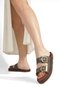 Women's Daily Double Buckle Side Rope Wrapped Suede Sandals - 2