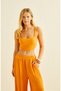 100% Organic Muslin Cotton Crop & Wide-Legged Trousers Set with Pockets – Summer Casual Stylish Women's Outfit - 5