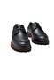 Navy Blue Classic Leather Men's Shoes - 3