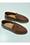 Tan Leather Men's Casual Shoes - 6