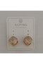 Xuping Quality Stainless Steel Anti-Allergic Zircon Stone Square Model Earrings