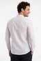 White Men's Judge Collar Non-Iron Comfortable Fit Wrinkle Fabric Viscose Shirt 2602622 - 6