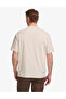 Beige Comfort Fit 100% Cotton Crew Neck Basic T-Shirt 50325300-Vr011 - 5