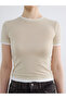 Nevavm Women's T-Shirt with Oval Collar and Difference - 3