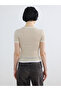 Nevavm Women's T-Shirt with Oval Collar and Difference - 4
